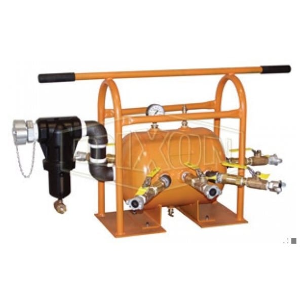 Dixon Air Receiver Manifold Assembly with Air King Fittings and Watts Filter, 24 H x 40 W x 32 D in 1217AR-4AKWF - main